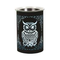 Aroma Black Owl Colour Changing Electric Wax Melt Warmer Extra Image 1 Preview